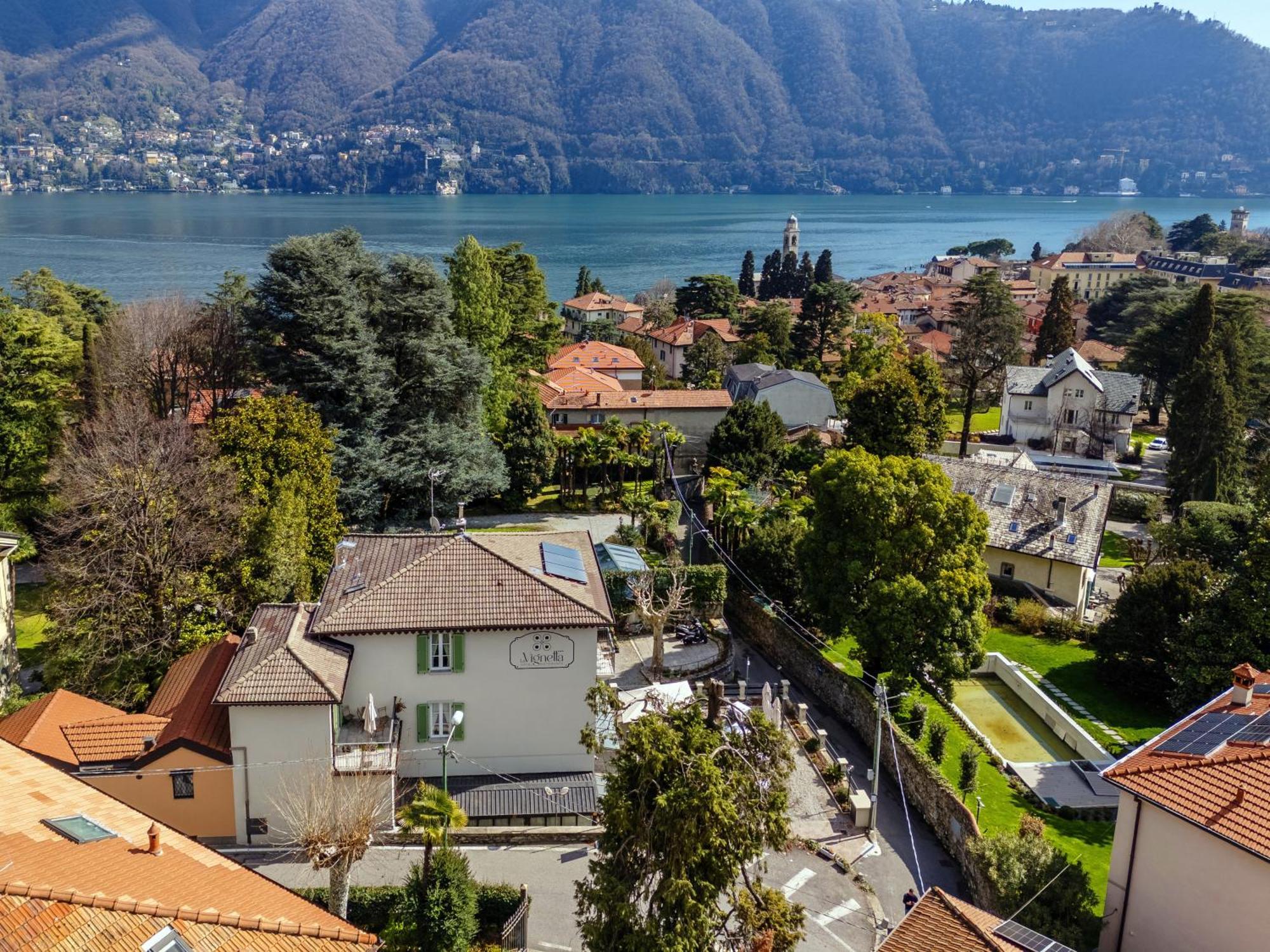 Hotel Ristorante La Vignetta Cernobbio Exteriör bild