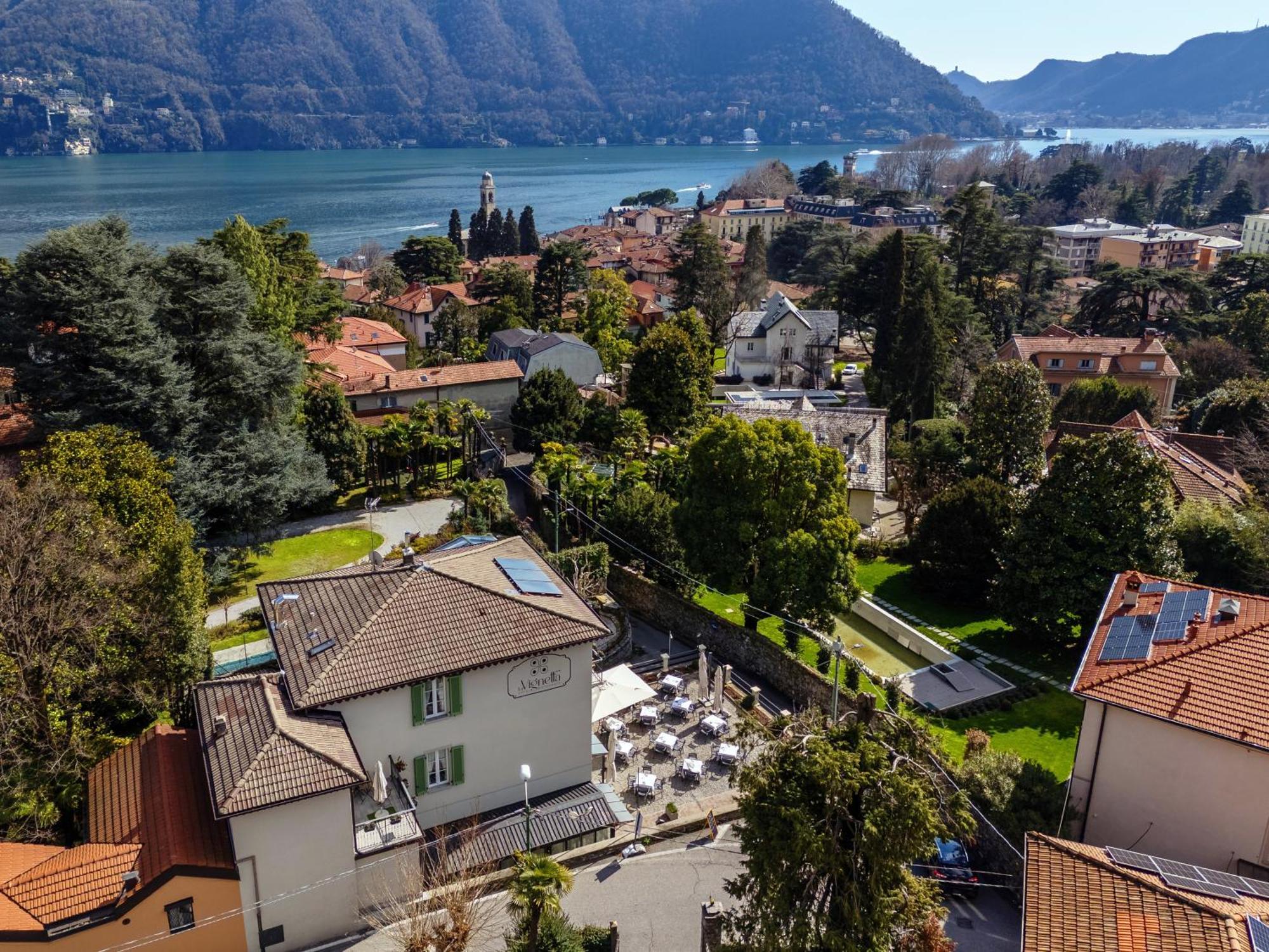 Hotel Ristorante La Vignetta Cernobbio Exteriör bild