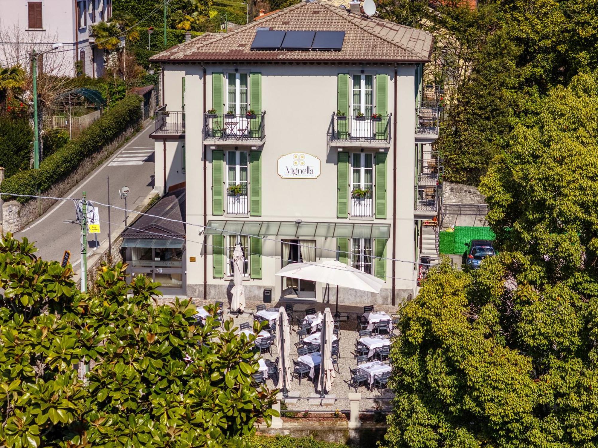 Hotel Ristorante La Vignetta Cernobbio Exteriör bild
